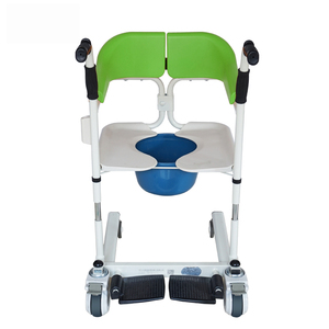 Sedia a Rotelle Regolabile <span class=keywords><strong>per</strong></span> <span class=keywords><strong>Disabili</strong></span> Ospedalieri con Funzione WC e Vasca da Bagno Integrata - Product Image 3