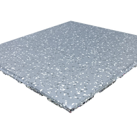 Dalles de sol emboîtables antidérapantes en caoutchouc composite EPDM PVC haute densité, antistatiques, écologiques, 15 mm, pour salle de sport et aire de jeux