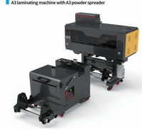 Máquina Profesional de Polvo A3 DTF de Nuevo Diseño para Impresión Textil, Agitador Automático de Película y Horno