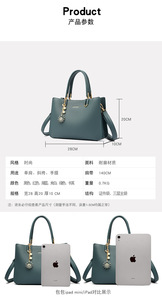 Custom Tote Bag PU Leather Luxury <b>Handbags</b> Women Bags Designer <b>Handbags</b> High Quality Ladies Crossbody Hand Bags for Women - Product Image 3