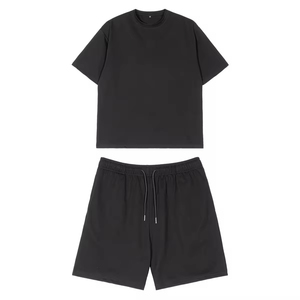 ชุดเสื้อยืดและกางเกงขาสั้น Bosue SK รุ่น Unisex สำหรับฤดูร้อน สไตล์ High-Street ผลิตจากผ้าโพลีเอสเตอร์/คอตตอน ระบายอากาศได้ดี พร้อมลายพิมพ์ซิลค์สกรีน - Product Image 2