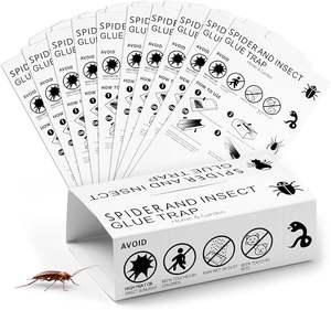 Trampas de Pegamento para <span class=keywords><strong>Ratones</strong></span> e Insectos, Tablas Adhesivas Pre-Encurtidas para Chinches, Cucarachas y Moscas |   Control de Plagas en Interiores No Tóxico - Product Image 1