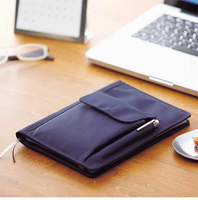 Étui à crayons, pochette pour téléphone, carnet multifonctionnel A5 B5 avec couverture/housse et pochette de rangement, idéal pour la prise de notes ou comme cadeau