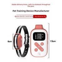 Collier anti-aboiement pour chien en plastique, étanche IPX7, télécommandé, avec fonctions sonores/vibrations/électrostatiques, pour la prévention des aboiements (nouveau modèle, vente en gros)