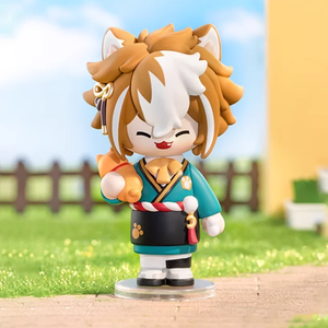 Figura de Acción de Anime de la Serie Chibi de <span class=keywords><strong>Genshin</strong></span> Impact Dress-up Dreams, Resina de PVC, Escala 1/12, 8 cm, Adorno para Bolsa, Figuras para el Hogar - Product Image 5