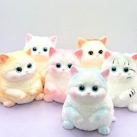 Jouets anti-stress de haute qualité, jouets à presser, jouets moelleux pour soulager le stress, chat moelleux, chat mignon, jouet Squishy en promotion pour le stress