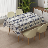Nappe rectangulaire en plastique uni beige clair RNPT, nappe de mariage, nappe anti-taches pour salle à manger, anniversaire, 60x102