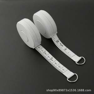 Cinta Métrica Retráctil de Cuero PU Redonda con Logotipo Personalizado, 60 Pulgadas/150 cm, para Medir Cintura y Costura - Product Image 2