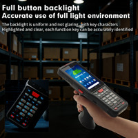 Terminal Portátil con Teclado Físico de 30/38/47 Teclas, Android 14, Batería de 9000 mAh, Intercambio en Caliente, Escáner de Código de Barras Industrial Zebra WMS, PDA