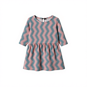 Tela de Felpa Cationica Ligera, Elástica, Tejida por Urdimbre, 100% Poliéster, con <span class=keywords><strong>Micro</strong></span> Rayas, Ecológica, para Niñas - Product Image 6