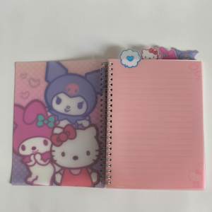 <span class=keywords><strong>Cuaderno</strong></span> encuadernado en <span class=keywords><strong>espiral</strong></span> <span class=keywords><strong>con</strong></span> cuatro divisores de índice de PP, <span class=keywords><strong>cuaderno</strong></span> de tapa blanda <span class=keywords><strong>con</strong></span> estampado colorido personalizado A5 al por mayor - Product Image 3