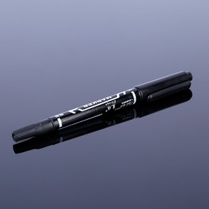 Permanent Marker <b>Pen</b> Black And Red Ink Plastic Logistics Writing Paper 20 Pcs <b>Box</b> Packaging - Product Image 2