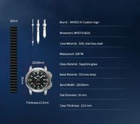 Logo Oem nouveau Design vente en gros, montres à remontage automatique pour hommes à bas prix, visage automatique personnalisé pour montre mécanique
