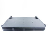 Rak Distribusi Serat Optik 19 Inci 144 Port Core 1U, Panel Patch MPO High Density 144f ODF