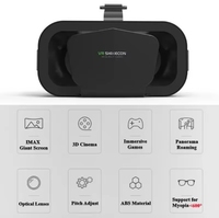 Boîte de lunettes VR G10, films IMAX 3D, écran géant, lunettes de réalité virtuelle, casque VR pour téléphone de 4,7 à 7,2 pouces, prise en charge de la manette de jeu