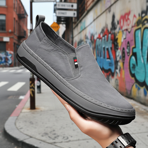 รองเท้าเดินผู้ชายรุ่นใหม่ ฤดูใบไม้ผลิ/ฤดูร้อน ปี 2026 ระบายอากาศได้ดี น้ำหนักเบา พื้นนุ่ม รองเท้าแบบสวม  ใช้งานได้หลากหลาย สวมใส่ง่าย - Product Image 5