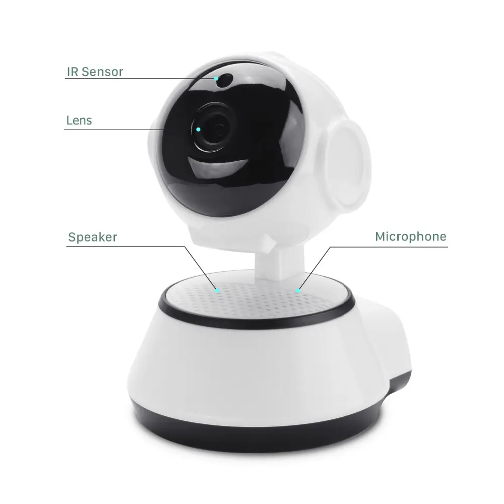 2020 New Wireless Home Security IP Camera Motion Detection Smart Indoor 720P Night Vision Mini WiFi Camera