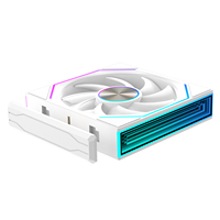 Ventilador de PC Lovingcool OEM de 120 mm, 120 RGB ARGB, Inalámbrico, Ensamblable, Tipo Bloque, para Juegos, Refrigeración de Caja de PC, Ventilador de Chasis para Juegos