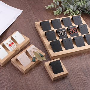 Mini accessoires en bois carte <span class=keywords><strong>d</strong></span>'emballage or <span class=keywords><strong>support</strong></span> de boucles <span class=keywords><strong>d</strong></span>'oreilles <span class=keywords><strong>personnalisé</strong></span> présentoir de boucles <span class=keywords><strong>d</strong></span>'oreilles bague bijoux <span class=keywords><strong>support</strong></span> en carton pour magasin - Product Image 5