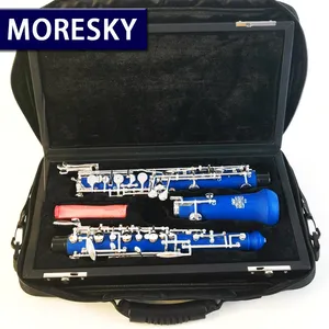 MORESKY Oboe bleu ABS Clé Do Style semi-automatique Cupronickel Nickelé S15 - Product Image 1