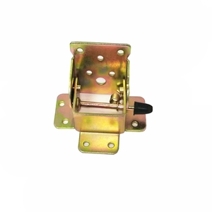 مفصلات قابلة للطي بزاوية 90 درجة، دعامات قابلة للطي لدعم تمديد قاعدة الطاولة أو السرير، مفصلات قابلة للطي من الفولاذ البرونزي - Product Image 2