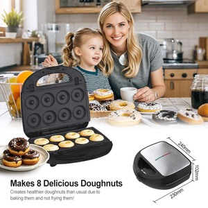 Winning Star 5 In 1 Sandwich Maker With Replaceable Plates Electric Multi Function Grill For Toast <b>Waffle</b> Donut Cake - Product Image 3