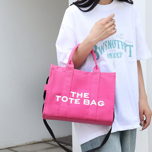 Borsa <span class=keywords><strong>Tote</strong></span> in Tela con Logo Personalizzato, Colore Unico, Design Elegante con Scritte per Donne - Product Image 5