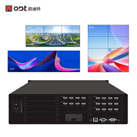 Controlador de Video Wall Profesional Modular de 12 Entradas y 8 Salidas con Función Roaming para Proyectos de Video Wall LCD 3x2 4x2 en Salas de Reuniones