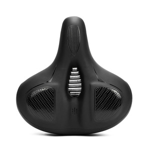 Selle de vélo BMX en cuir confortable de qualité en gros, fabriquée en Chine, pour hommes, noire, tendance - Product Image 4