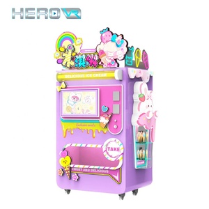 Máquina Expendedora de Helados Autoservicio Comercial Herovr, Gana <span class=keywords><strong>Dinero</strong></span> Rápido, Totalmente Automática - Product Image 2