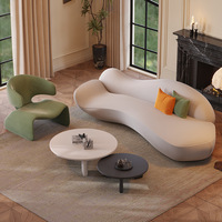 Sofá de Diseño Irregular Moderno y Minimalista, Nuevo Sofá Creativo para Apartamentos Pequeños, Sala de Estar, Salón de Belleza, Recepción, Descanso