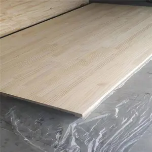 El mejor suministro de madera produce paneles de pared de madera de pino de madera maciza paneles unidos a dedos de pino