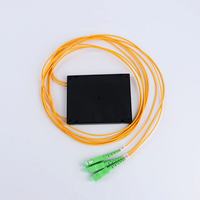 Type de cassette de boîte de diviseur de PLC connecteurs de 1x4 SC/APC pour FTTX FTTH