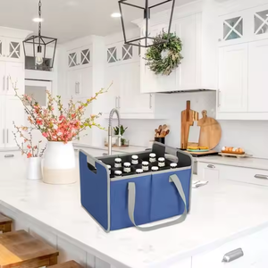 Tái sử dụng uống chai Túi xách tay chai tàu sân bay <span class=keywords><strong>12</strong></span> chai rượu vang Túi - Product Image 3