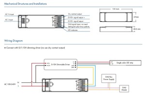 SKYDANCE <span class=keywords><strong>DV1</strong></span> DALI a 0-10V /1-10V 1 canal Dimmer - Product Image 4