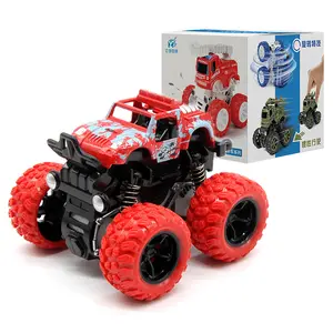 Mini Remote Control Car Inertial Off-Road Vehicle Pullback Children Toys Car Plastic Friction Stunt Blaze Car Kids Toys For Boys