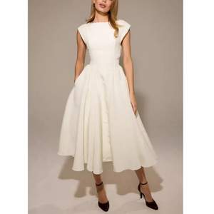 Custom Satin Midi women dresses elegant Pleated <b>Tulle</b> <b>Underskirt</b> Tight Waist sexy dress Solid Color office dress for women - Product Image 3