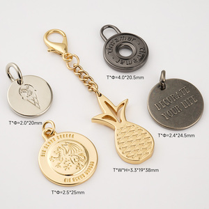 Thiết kế 1 inch <span class=keywords><strong>Round</strong></span> <span class=keywords><strong>Shape</strong></span> Antique Brass Treo Kim Loại Dog <span class=keywords><strong>Tag</strong></span> - Product Image 6