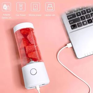 Mixeur-Blender Électrique Portable USB Mini 400ml avec Lames Puissantes en Acier Inoxydable pour Maison, Voiture, Camping-Car et Extérieur – Vente en Gros - Product Image 3