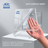 Plaques en plexiglas sur mesure, faciles à découper, résistantes aux chocs, panneaux PMMA transparents pour encadrement d'images, protection de table