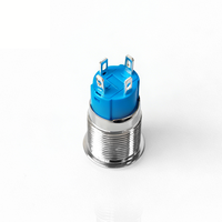 HBSWITCH Zhejiang 12mm 2A 1NO Bouton poussoir métallique entièrement éclairé par LED IP65 Boutons de jeu d'arcade Fournisseur d'usine