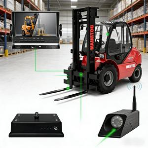 Système de caméra numérique sans fil 2,4 GHz pour chariot élévateur, signal stable, enregistrement DVR, moniteur 7 pouces, HD 720P, portée 20-30 m, <span class=keywords><strong>camping</strong></span>-<span class=keywords><strong>car</strong></span> - Product Image 1
