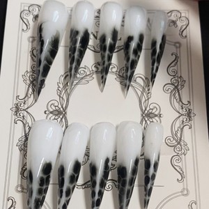 <span class=keywords><strong>Faux</strong></span> ongles Dragon Armor à effet sanglant et dégradé, série Dragon Claw Nail Art Cracking Empty Claw, style européen et américain pour le commerce extérieur - Product Image 2