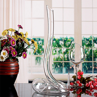 5588DC 100% carafe à vin soufflée à la bouche carafe à vin rouge de luxe carafe en forme de serpent carafe Cobra carafe pour vin