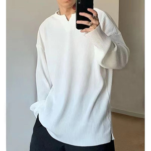 All'ingrosso abbigliamento Fitness Outdoor maglioni da uomo lavorati a <span class=keywords><strong>maglia</strong></span> maglietta <span class=keywords><strong>bianca</strong></span> da uomo magliette sportive da palestra - Product Image 3