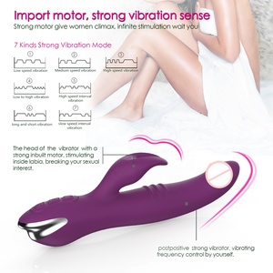 Vibrateur Lapin à Double Tête Ylove Rechargeable en ABS, Pénétration Point G et Succion Clitoridienne, Godemiché Rotatif pour Femme, Jouet Sexuel - Product Image 6