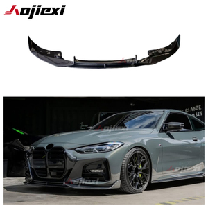 Nouvelle conception de séparateur de pare-chocs avant en fibre de carbone de style ADR pour <span class=keywords><strong>BMW</strong></span> Série 4 G22 G23 <span class=keywords><strong>M440i</strong></span> 2020+ Kit de carrosserie de pare-chocs avant - Product Image 1