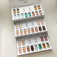 Kit de démarrage Y Stayve BB : Ampoule de fond de teint semi-permanent, sérum de soin pour la peau du visage à l'ADN de saumon, fond de teint liquide