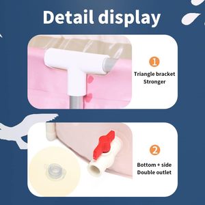 BESTHLS <span class=keywords><strong>Baignoire</strong></span> en plastique pliable de conception de <span class=keywords><strong>baleine</strong></span> bleue écologique <span class=keywords><strong>Baignoire</strong></span> de trempage portable pour adultes Grande taille pour cabine de douche - Product Image 5