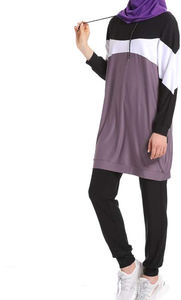 เสื้อฮู้ดดี้สีสันสดใสสำหรับผู้หญิงไซส์ใหญ่ ปักลาย ชุดวอร์มผ้าฟลีซสำหรับฤดูหนาว สีสันปรับแต่งได้ ผลิตจากโพลีเอสเตอร์/คอตตอน ชุดลำลองแบบเต็มตัว - Product Image 2